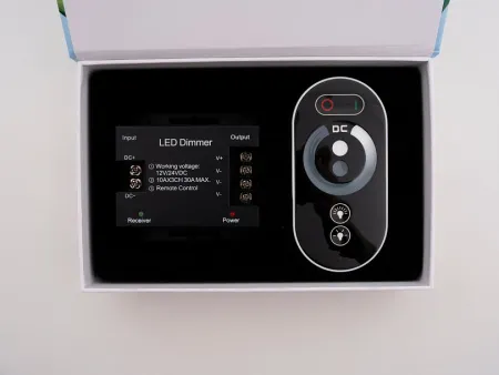 Контроллер одноцветный с пультом Т3 RF 30A (3*10А)  сенсорный ПДУ,  LEDS POWER