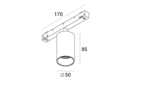 Светильник SPOT LED, 10 Вт,  NO-DIM  линза 50° ,GRAFFIT 